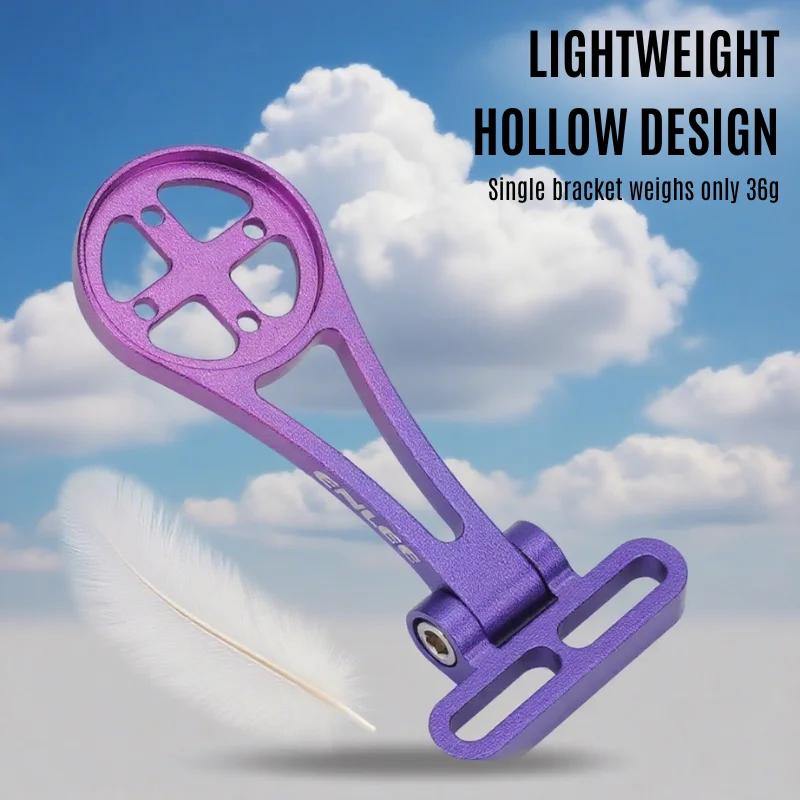 Bike Computer Bracket Headlight Holder Aluminum Alloy Universal Cycling Speedometer Mount for Garmin/Bryton/Wahoo GPS Bracket
