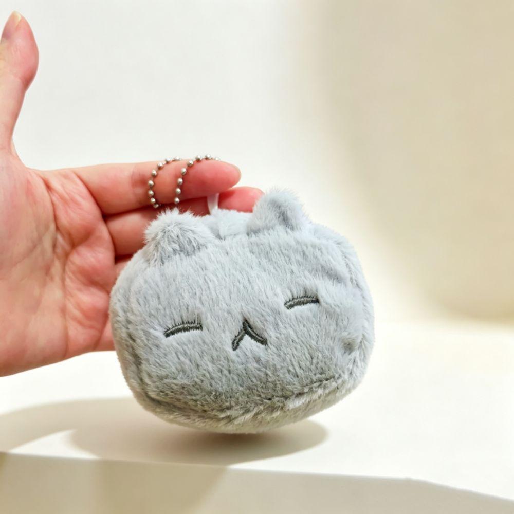Bag Charm Cat Plush Keychain Soft Fluffy Kitten Plush Keyring Cat Stuffed Pendant Birthday Gift
