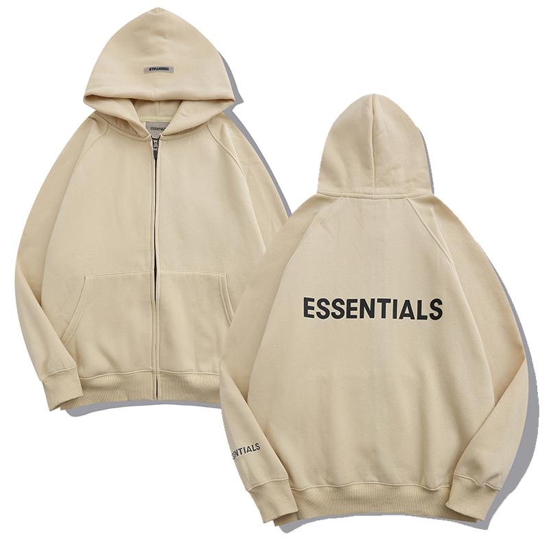 Essentials Zipper Hoodies Sweatshirts Luxury Designer Brand Clothes Harajuku Streetwear Tracksuits Pullover Hoodies for Men Women