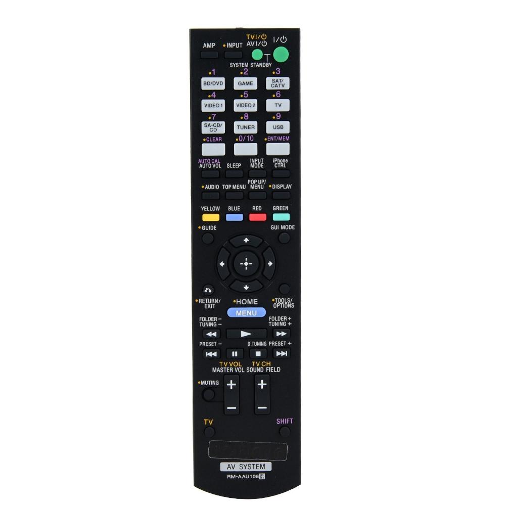 Remote Control Controller Replacement for Sony RM-AAU106 AV Receiver System TV