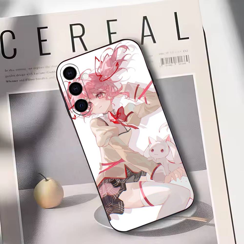 Чехол для телефона Puella Magi Madoka Magica для Samsung Galaxy A73, A72, A71, A70, A53, A52, A51, Мягкий силиконовый черный чехол