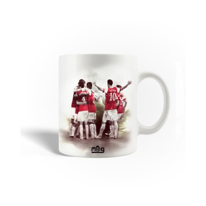 Mug - Arsenal - Céramique - 30cl - Compatible lave-vaisselle - Cylindrique