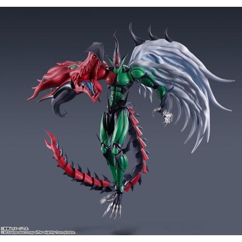 TAMASHII NATIONS S.H. MonsterArts Yu-Gi-Oh! Duel Monsters GX Elemental Hero Flame Wingman, Approximately 190mm PVC & ABS Painted Action Figure