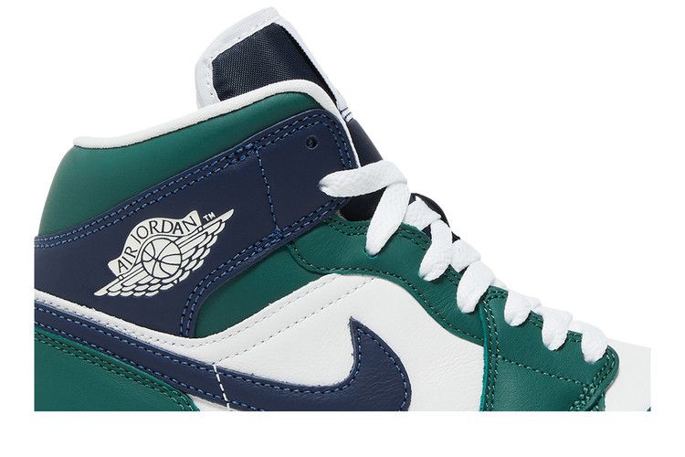 Women's Sneakers Jordan 1 Mid SE Seahawks (Women's) Noble Green/White/Midnight Navy