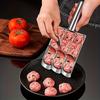 1pc Stainless Steel Non-stick Triple Meatball Maker - Perfect for RV Kitchens, Food-Safe
