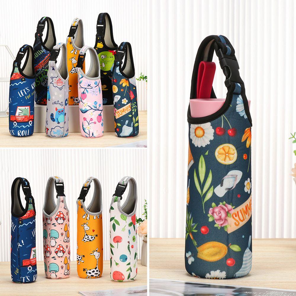 Fashion Portable Pouch Water Bottle Cover Insulated Bag Cup Sleeve Bottle Case