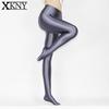 Xclocknyoung Атласные Блестящие Штаны Атласные Блестящие Колготки Сексуальные Колготки Штаны для Йоги с Высокой Талией Шелковистые Высокоэластичные Штаны
