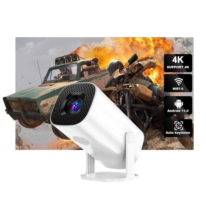 Android 11 Projector with WiFi 6 and Bluetooth Smart Mini Portable Projector 2.4g 5.8g Pocket Outdoor