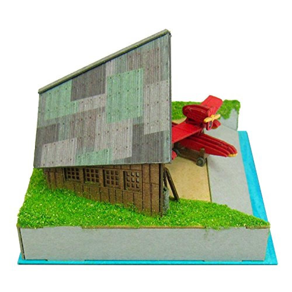 Немасштабная поделка из бумаги Sankei Studio Ghibli mini Porco Rosso Piccolo и Savoia MP07-25