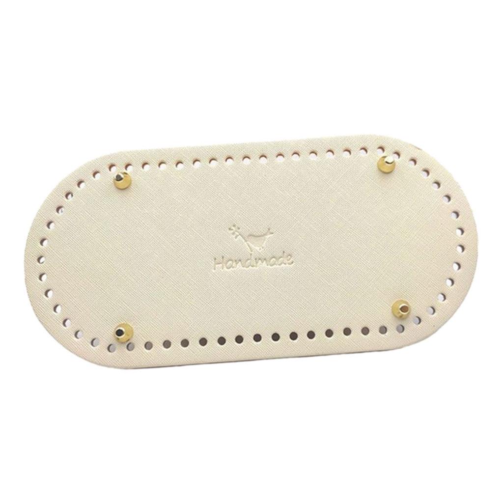 Вязание крючком из искусственной кожи, овальная длинная сумка, формирователь дна, подушка для сумочки, подушка для кошелька, принадлежности для рукоделия