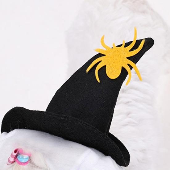 Halloween Ghost Dog Outfit Pumpkin White Ghost Costume Pet Cosplay Attire with Witch Hat for Trick or Treat Costume Party Photoshoot