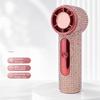 Sparkling Rhinestone Handheld Fan Digital Display Portable Hand Fan Mini Cooling Fan  Office