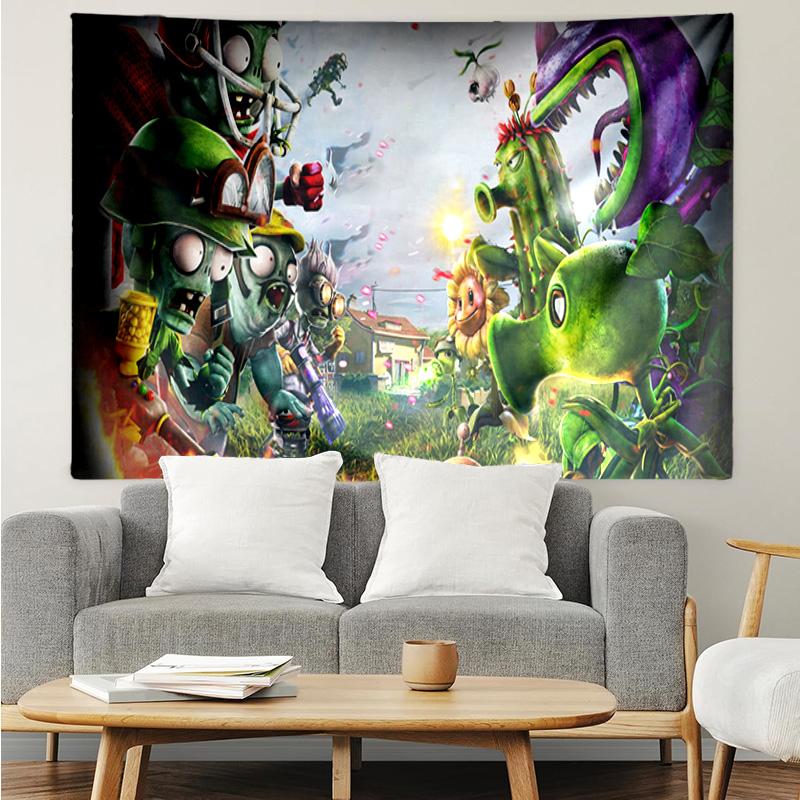 1PC Zombie Party K-pop music group Tapestry Accessories for Bedroom,Livingroom, dormitory Room Wall Decor Fan Birthday Gifts