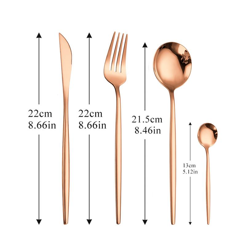 Столовая посуда Rainbow Silverware Набор столовых приборов из нержавеющей стали 304 Вилка Ложка Нож Роскошные столовые приборы Домашний кухонный обеденный сервиз Прямая поставка