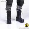 [TOYBARJAPAN] Аксессуар для фигурки масштаба 1/6 Совместим с TBLeague и другими типами тел. TYM TYM163 Черные Военные Ботинки для Мужского Тела (Тело, голова,