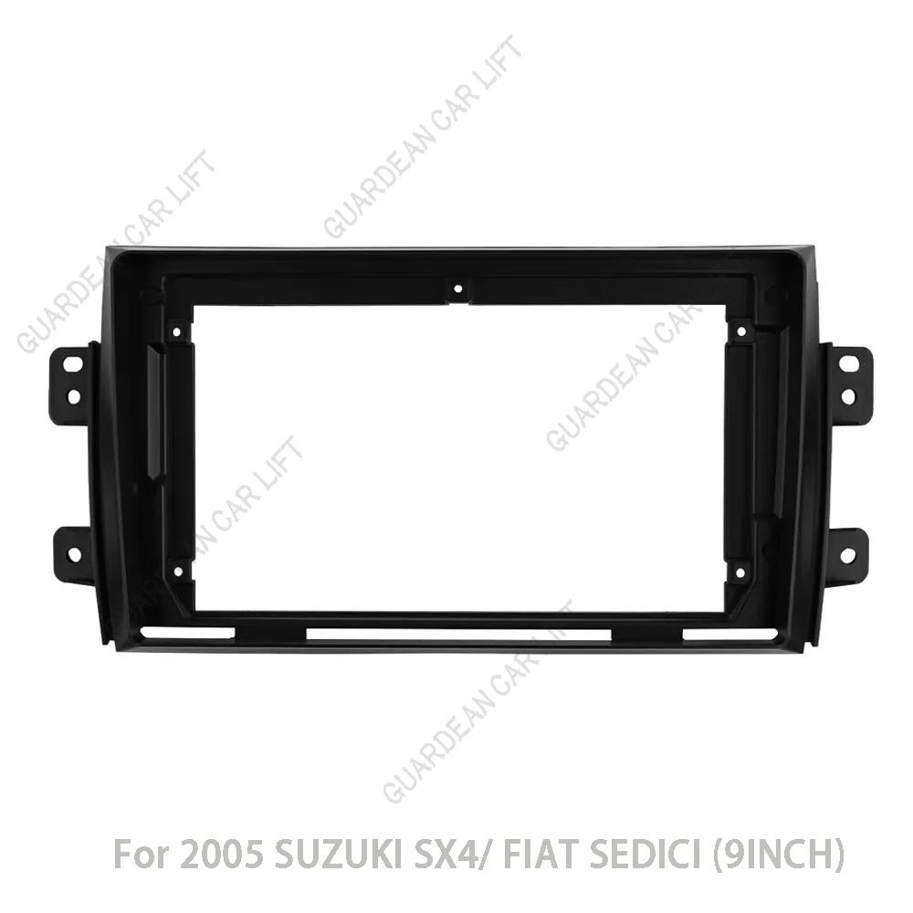 Для SuZuKi SX4 2006-2014 / FIAT SEDICI (9 ДЮЙМОВ) Автомобильное радио Fascias Android GPS MP5 стерео плеер 2 Din головное устройство Панель приборной панели рамка