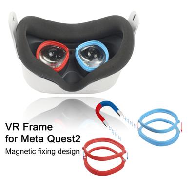 Магнитная оправа для очков, быстроразборная вставка для линз VR, защита глаз дисплея, устойчивая осанка, оправа для очков VR для Meta Quest2