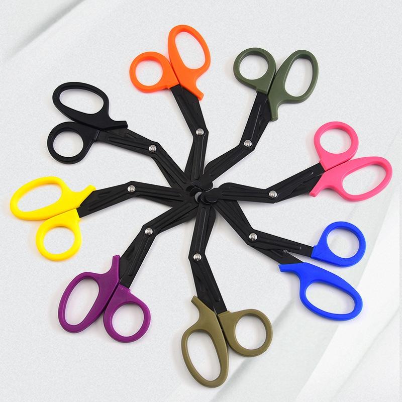 15Cm Medical Scissors Survive Paramedic Medical Rescue Scissor Trauma Gauze Tactical Stainless Steel Shears Survival Rescue