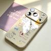 Милый щенок, подходящий для чехла для мобильного телефона iPhone 17/17 Pro, противоударный, Apple 16/15, защитный чехол, новая модель