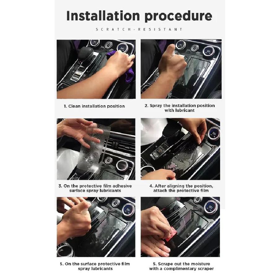 For XPENG G3i 2025 Car Interior Center Console Instrument Dashboard Protective Film Anti-scratch Sticker Accessories
