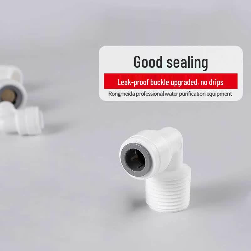 Fan Jia 3/8" Male Thread to Quick Connect Elbow