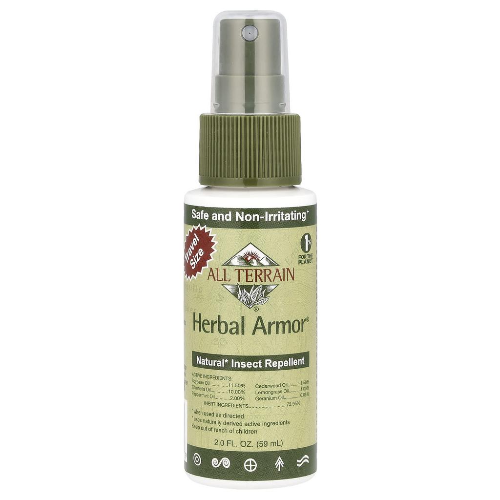Herbal Armor®, Натуральный репеллент от насекомых, 59 мл (2 жидких унции)