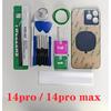 Заднее стекло для iPhone 14 Pro Max Панель Крышка аккумулятора Большое отверстие Камера Заднее стекло Запасные части для ремонта для iPhone 14 Pro Max С набором инструментов