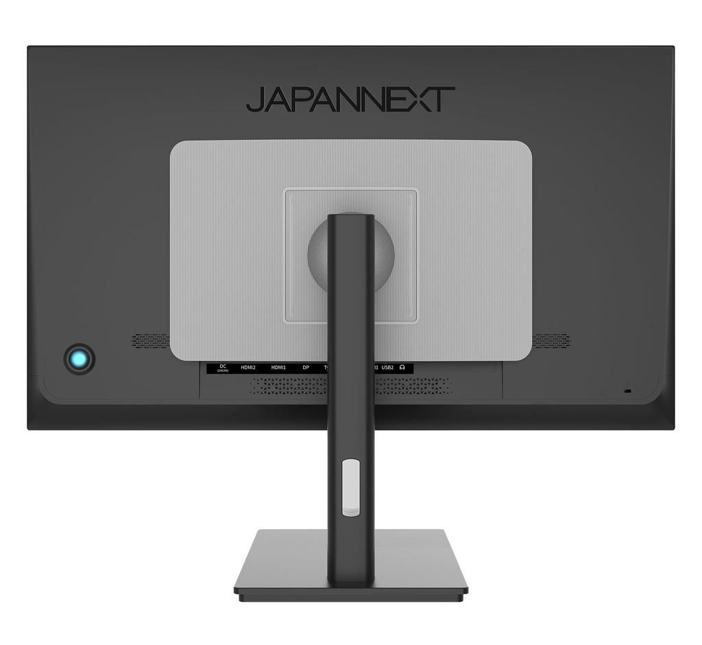 Монитор JAPANNEXT 4K UHD разрешение 3840x2160 IPS дисплей блок питания подсветка 27 дюймов (KVM/HDMI/USB-C (65W) / DisplayPort/Встроенный динамик/VESA