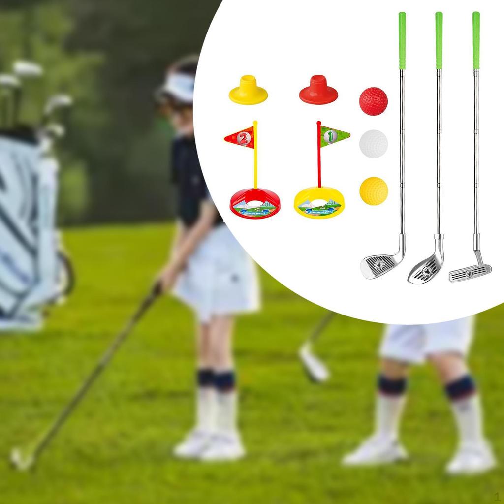 Kids Golf Set,Mini Set,Kids Club Set,3 Balls Gift Educational Toys Set,Sports