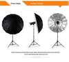 Godox 60" Черно-белый и Черно-серебристый Софтбокс-отражатель-зонт 150 см для студийного портретного освещения