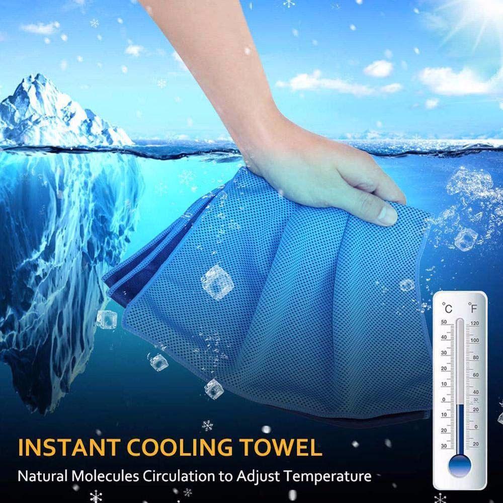 Fitness Yoga Gym Instant Cool Ice Towels Sports Cooling Towels Hiking Towels Sweat-absorbent Towel