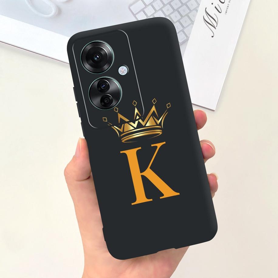 For OPPO Reno11F 5G Case CPH2603 Fashion Letters Phone Cases For OPPO Reno11 F Cover Reno 11F 11 F 5G Bumper F25 Pro Soft Fundas