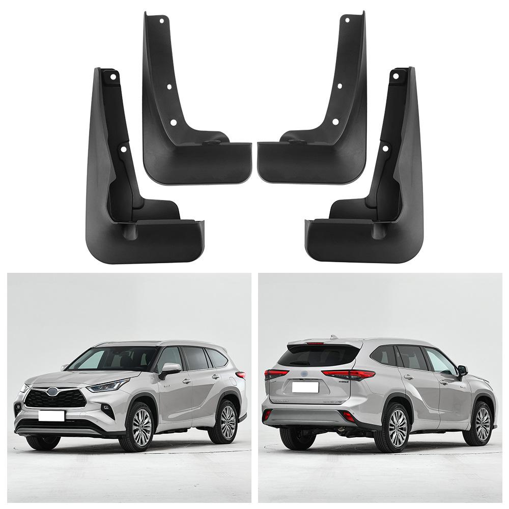 Mudflaps Fender for Toyota Highlander Kluger -2024,Mud Flaps, Splash Guards, Front and Rear Wheels Fender,Car Accessories
