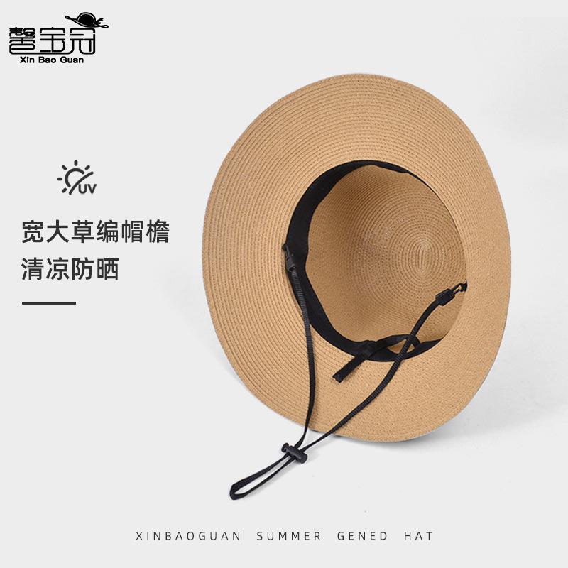 Летняя пляжная солнцезащитная шляпа, британская ретро соломенная шляпа, солнцезащитная шляпа премиум-класса, детская шляпа-цилиндр