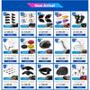 Motorcycle Rear View Mirrors Mount Clamp 2PCS 22mm 25mm Handlebar 8mm 10mm Thread Universal Rear Mirror Holder Adapter Bracket
