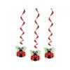Unique Party Ladybird Hanging Decoration (Pack of 3)