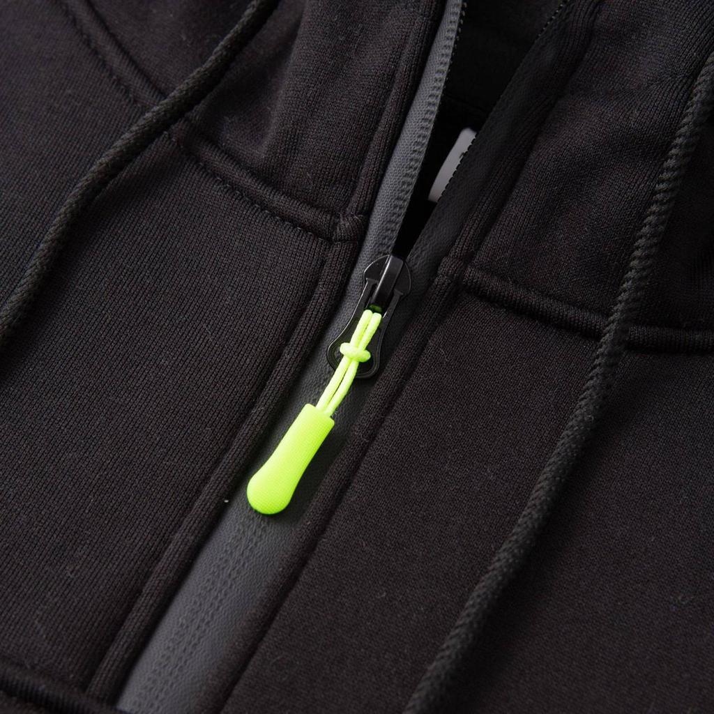 Men's Sweatshirt Hoodie Zipper Arm Pocket Cardigan Men's Sports Large Size Casual Hoodie