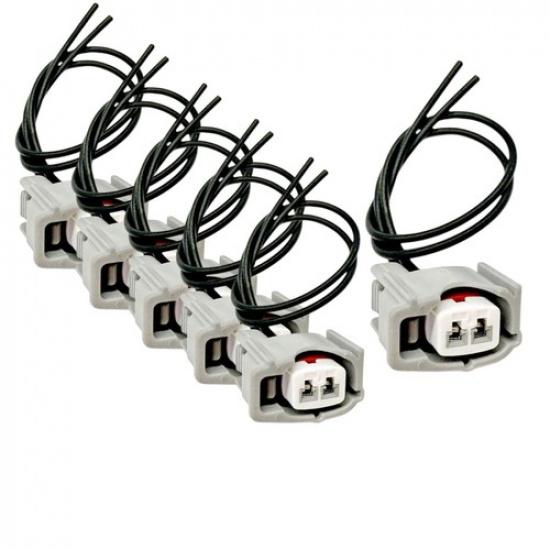 6 X Connector of Fuel Injector FJ1087 FIts: 4Runner FJ Cruiser Tundra V6 4.0L