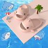 Cute Cartoon Shark Slippers for Boys and Girls - Anti-Slip Open Toe Slides for Showers and Beach