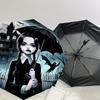 1PC haunted house umbrella Umbrella-8-Rib Reinforced, Automatic Open, Lightweight & Durable, Cute Fashion Accessory for Outdoor, W134