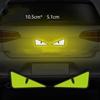 2pcs Devil Cat Eyes Warning Car Reflective Safety Tape Sticker for Auto Truck Motorcycle Trailer Safety Warning Strip