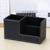 Leather Makeup Brush Holder Stationery Storage Pen Container Light Luxury Brush Pot