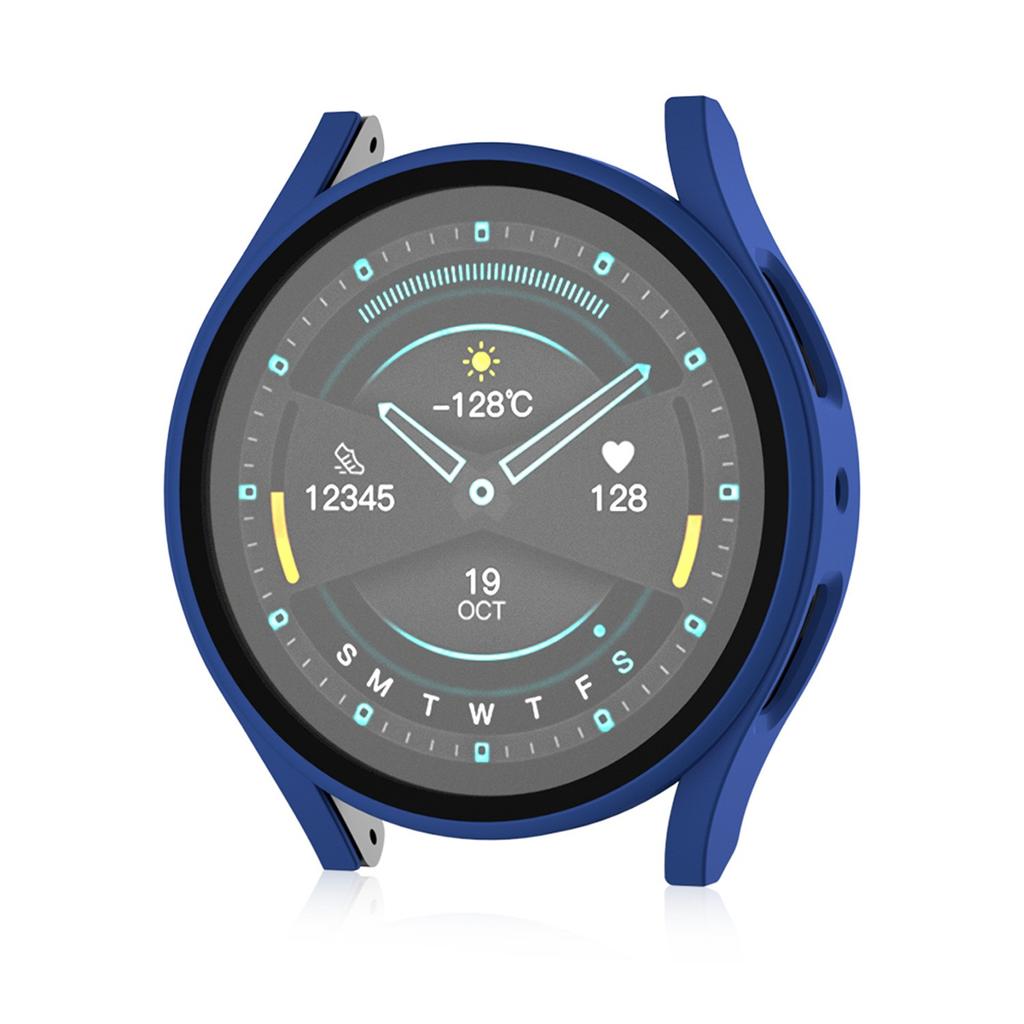 Для Galaxy Watch 5 5Pro 40 44 45 мм Защитная пленка для экрана с закаленным стеклом, жесткий бампер для ПК, защитный чехол для лица, аксессуары