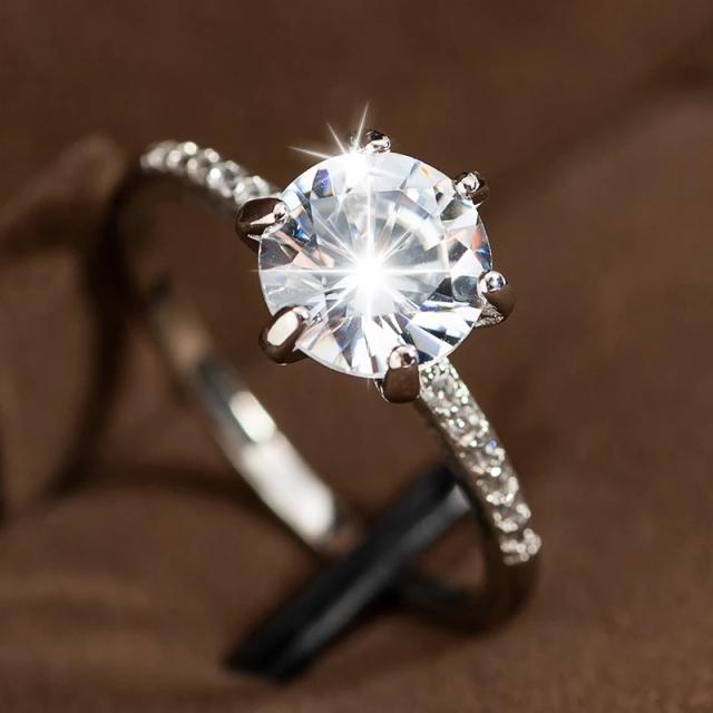 Модные обручальные кольца в форме сердца с кристаллами для женщин, женские обручальные кольца из розового золота, ювелирные изделия, подарки для вечеринок, аксессуары