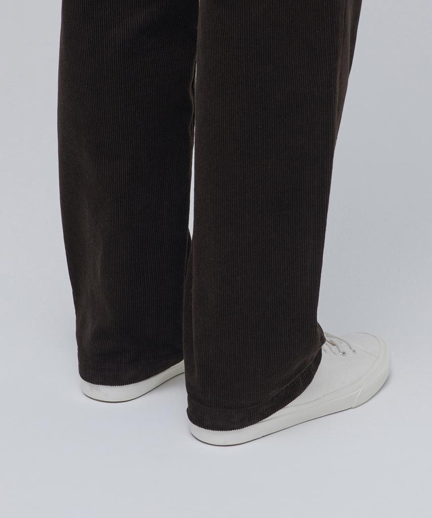 MUSINSA STANDARD Regular Fit Corduroy Pants [Dark Brown]