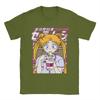 Sailors Moons T-Shirts Casual Pure Cotton Tee Shirt Round Neck Short Sleeve T Shirts Printed Tops Unisex