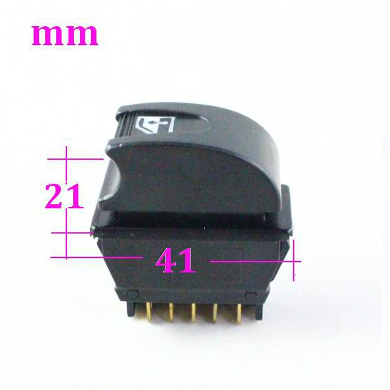 With Socket Automobile Window Lifter Switch 5 pins Electric Power Plug 20A Car Door Control Switch Button