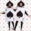 Unique And Trendy Halloween Costume Cosplay Poker Jumpsuit For Men And Women
