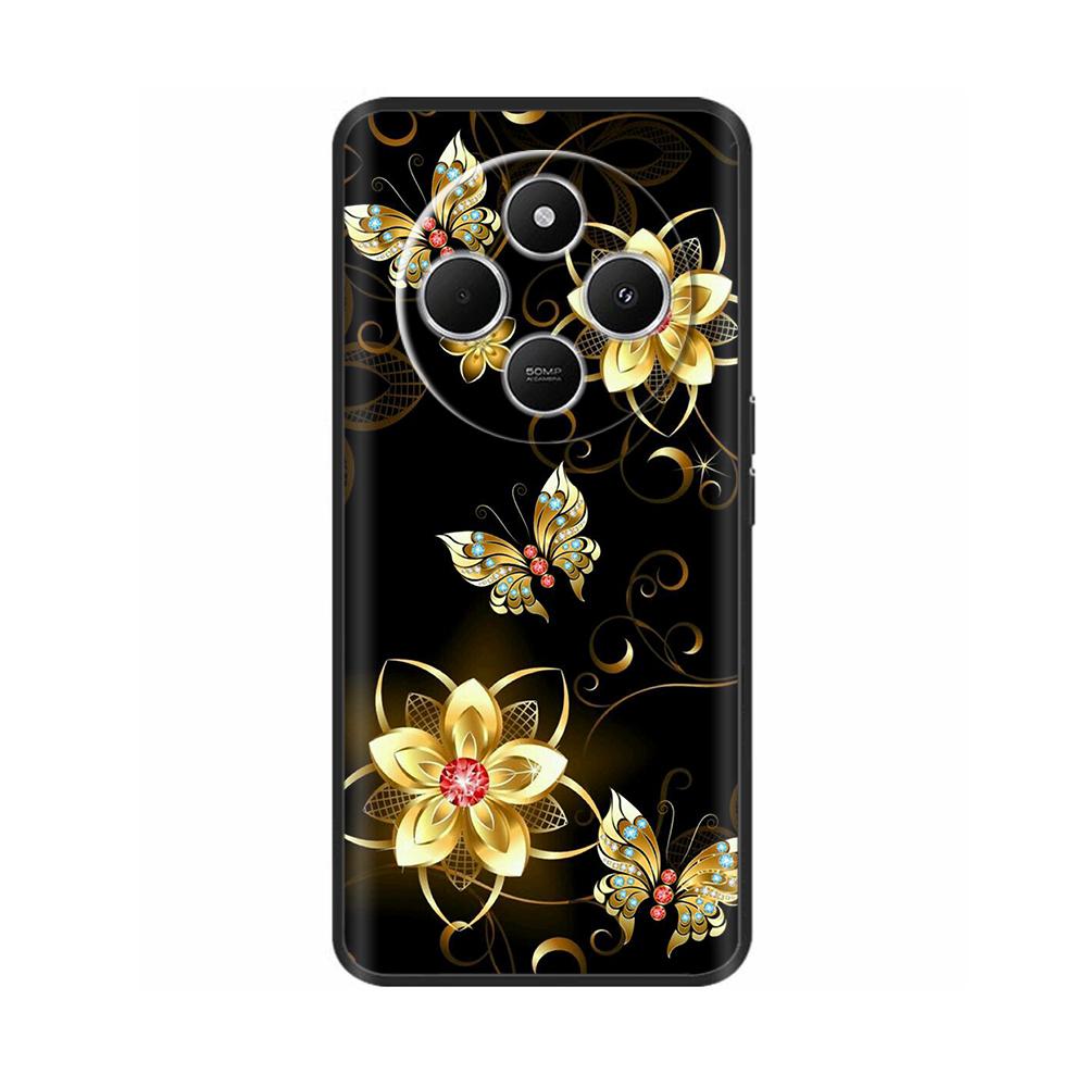 Для Xiaomi Redmi 14C Силиконовый Чехол Милый Рисунок Мягкий ТПУ Чехол для Телефона Для Redmi 14C Fundas Защитная Задняя Крышка 14 C Бампер Чехлы