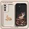 Чехол для телефона Samsung Galaxy A51 A73 A26 A32 A56 A15 A16 A53 A54 A12 A13 A34 A71 A72 A35 A36 A23 Винтажный Коричневый Олень